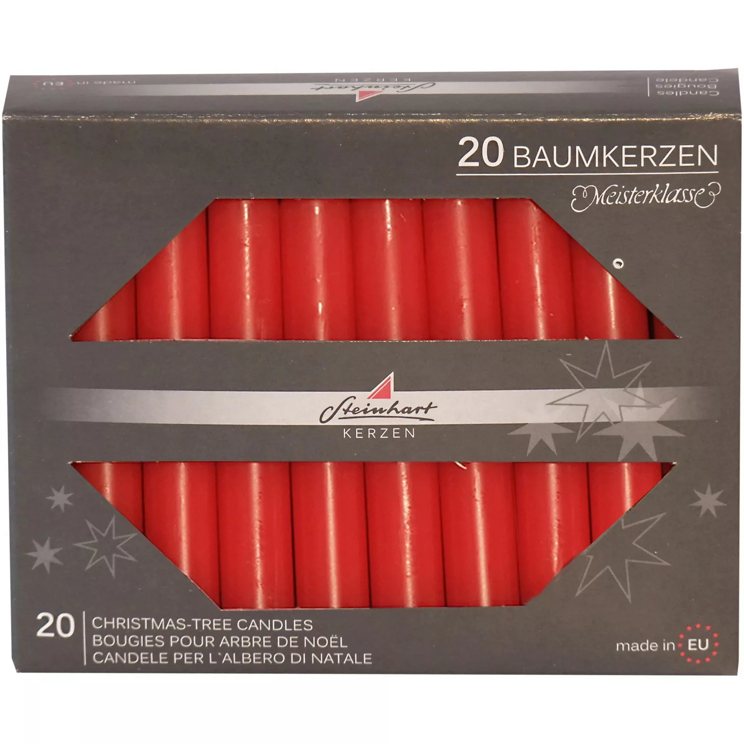 Baumkerzen 95 mm x Ø 13 mm Rot günstig online kaufen