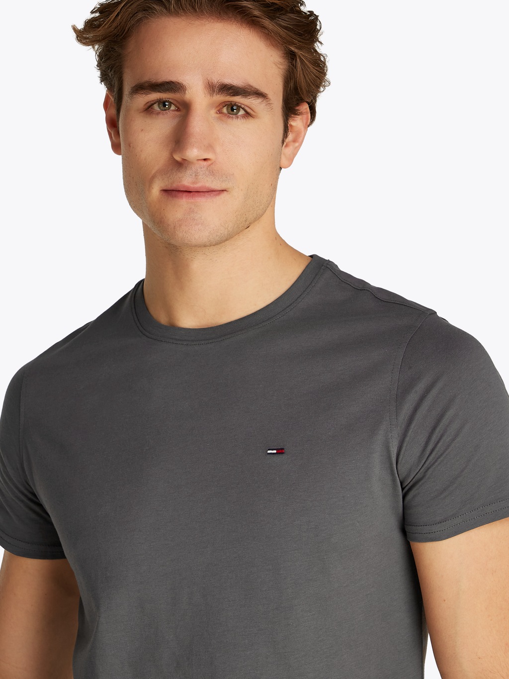 Tommy Jeans T-Shirt "TJM ESSENTIAL SOLID TEE", mit Rundhalsausschnitt und d günstig online kaufen