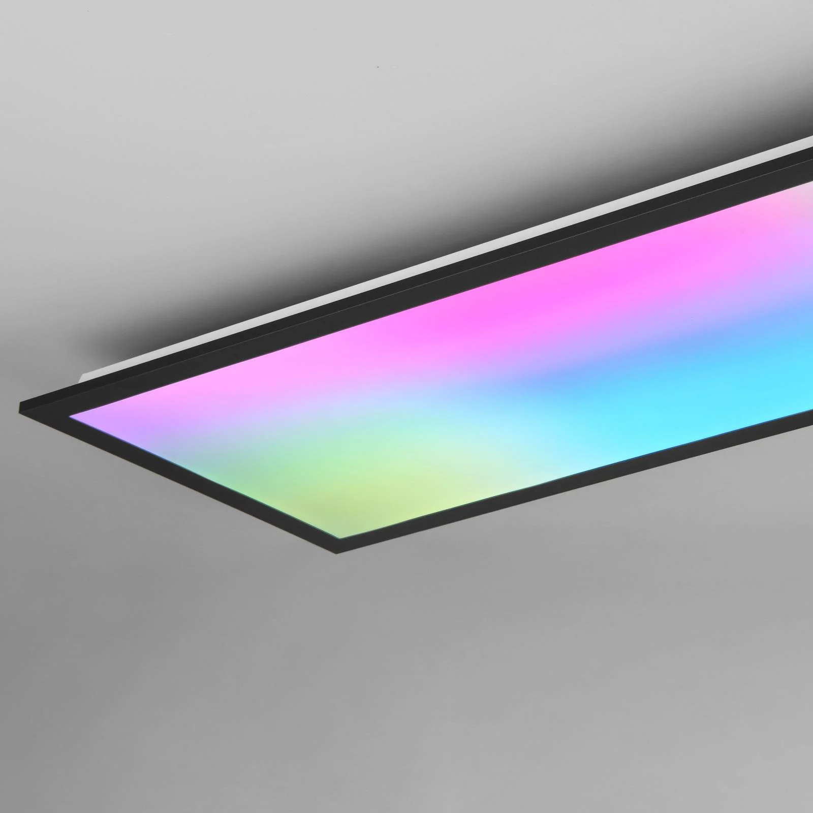 LED-Deckenleuchte Beta, Länge 80 cm, schwarz, RGBW, CCT günstig online kaufen