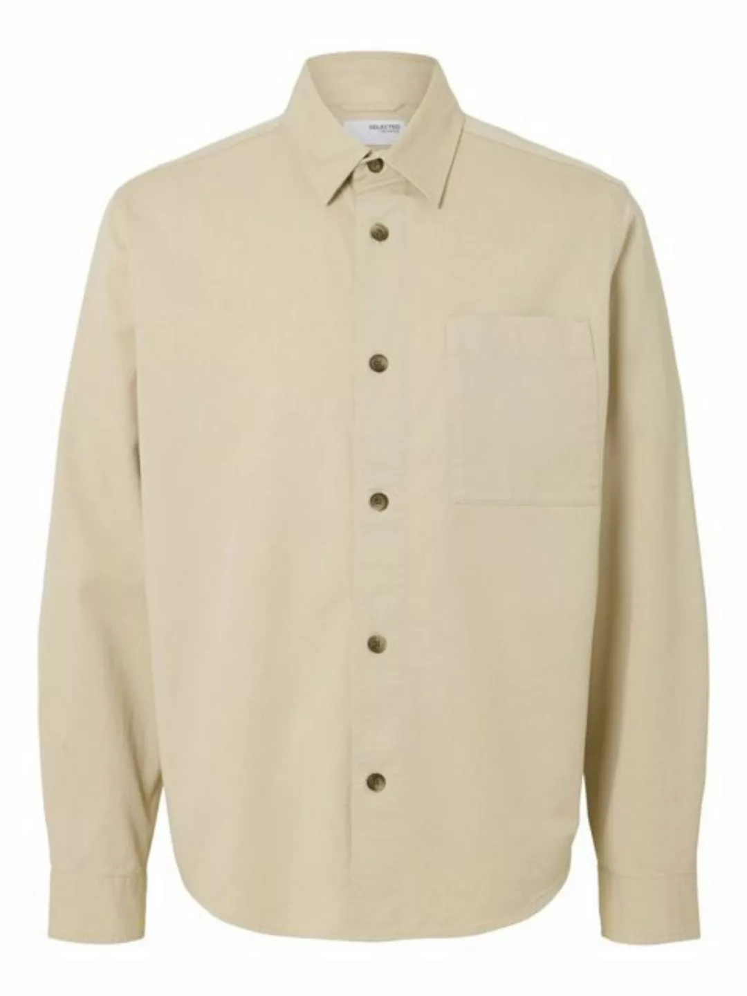 ONLY & SONS Langarmhemd - Overshirt einfarbig  - Casual Hemd - lockeres Hem günstig online kaufen