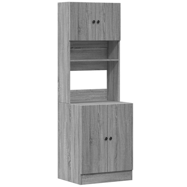 vidaXL Hängeschrank Küchenschrank Grau Sonoma 60x50x180 cm Spanplatte günstig online kaufen