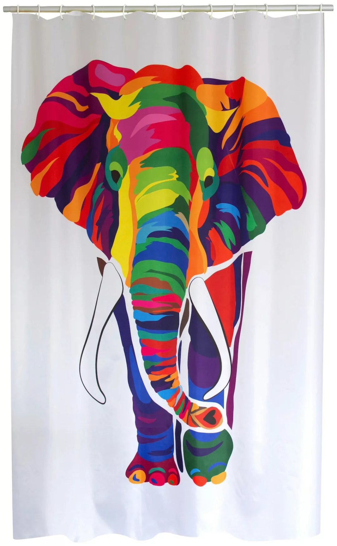 Ridder Duschvorhang "Elephant", inkl. Duschvorhangringe günstig online kaufen