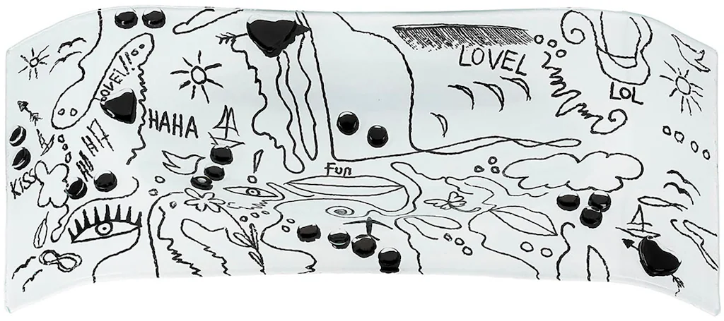 Casablanca by Gilde Dekoschale "Schale Modern Art weiß H.5 cm", (1 St.) günstig online kaufen