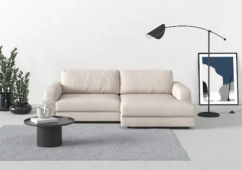 TRENDMANUFAKTUR Ecksofa Bourbon, 2 Teile, mit extra hohem Sitzkomfort, auch günstig online kaufen