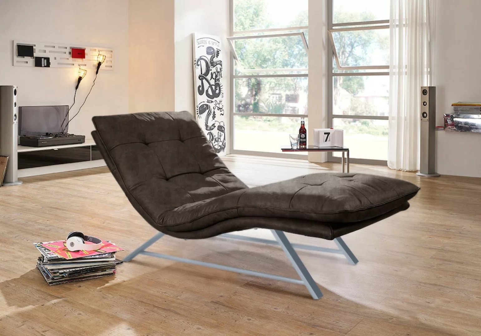 W.SCHILLIG Relaxliege »daily dreams«, in Waffelkissen-Optik, wahlweise mit günstig online kaufen