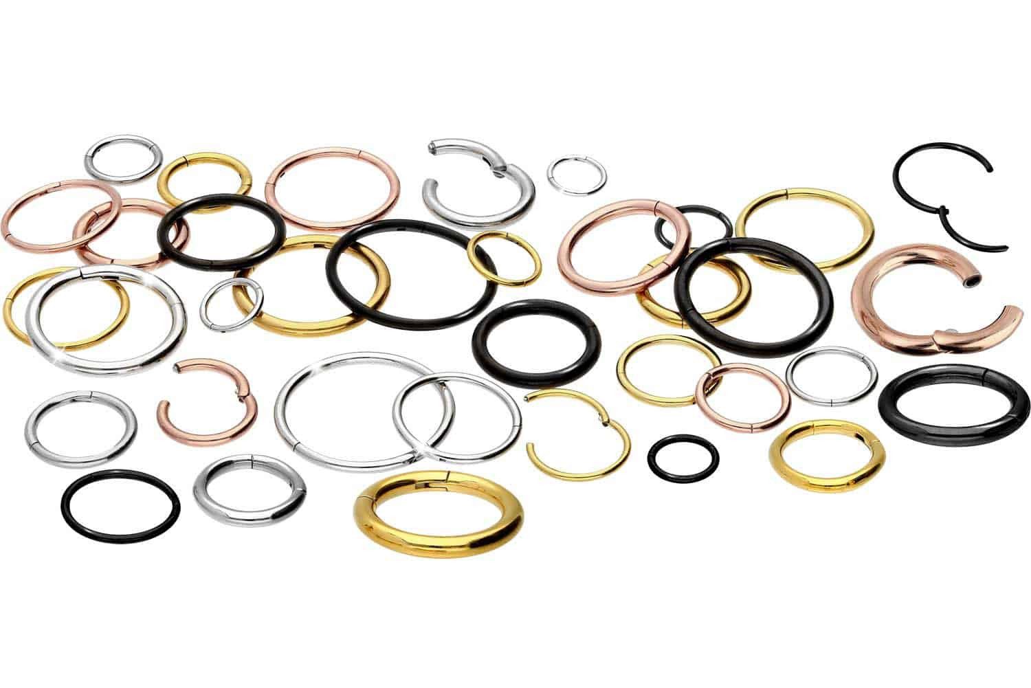 PIERCINGLINE Nasenpiercing Titan Segmentring Clicker (Clicker günstig online kaufen