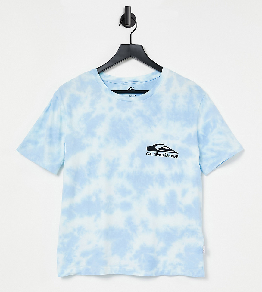 Quiksilver – Wave Project – T-Shirt mit Batikmuster in Blau, exklusiv bei A günstig online kaufen
