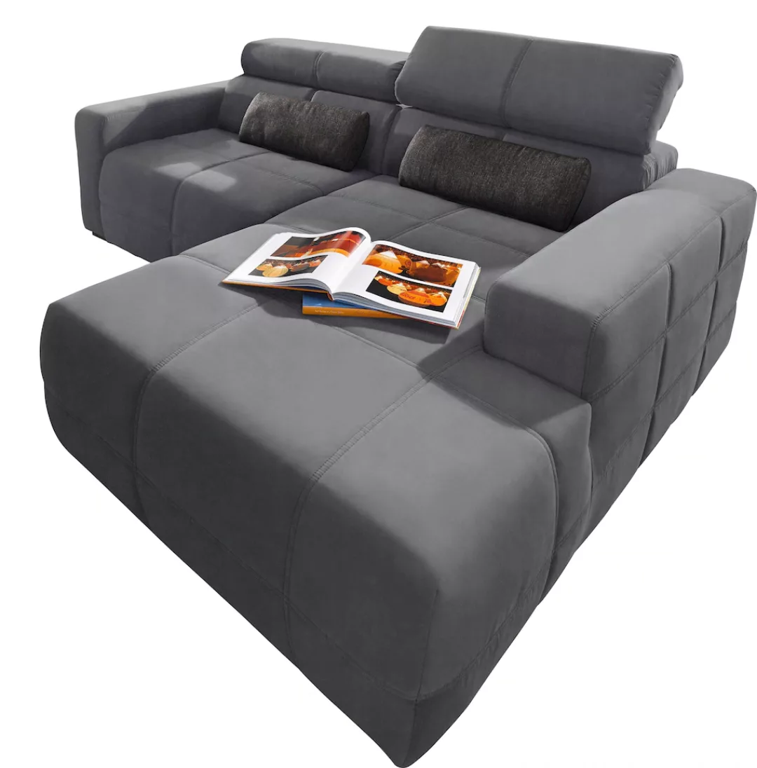 DOMO collection Ecksofa »Brandon kleine Ausführung B/T/H: 214/100/80 cm« günstig online kaufen