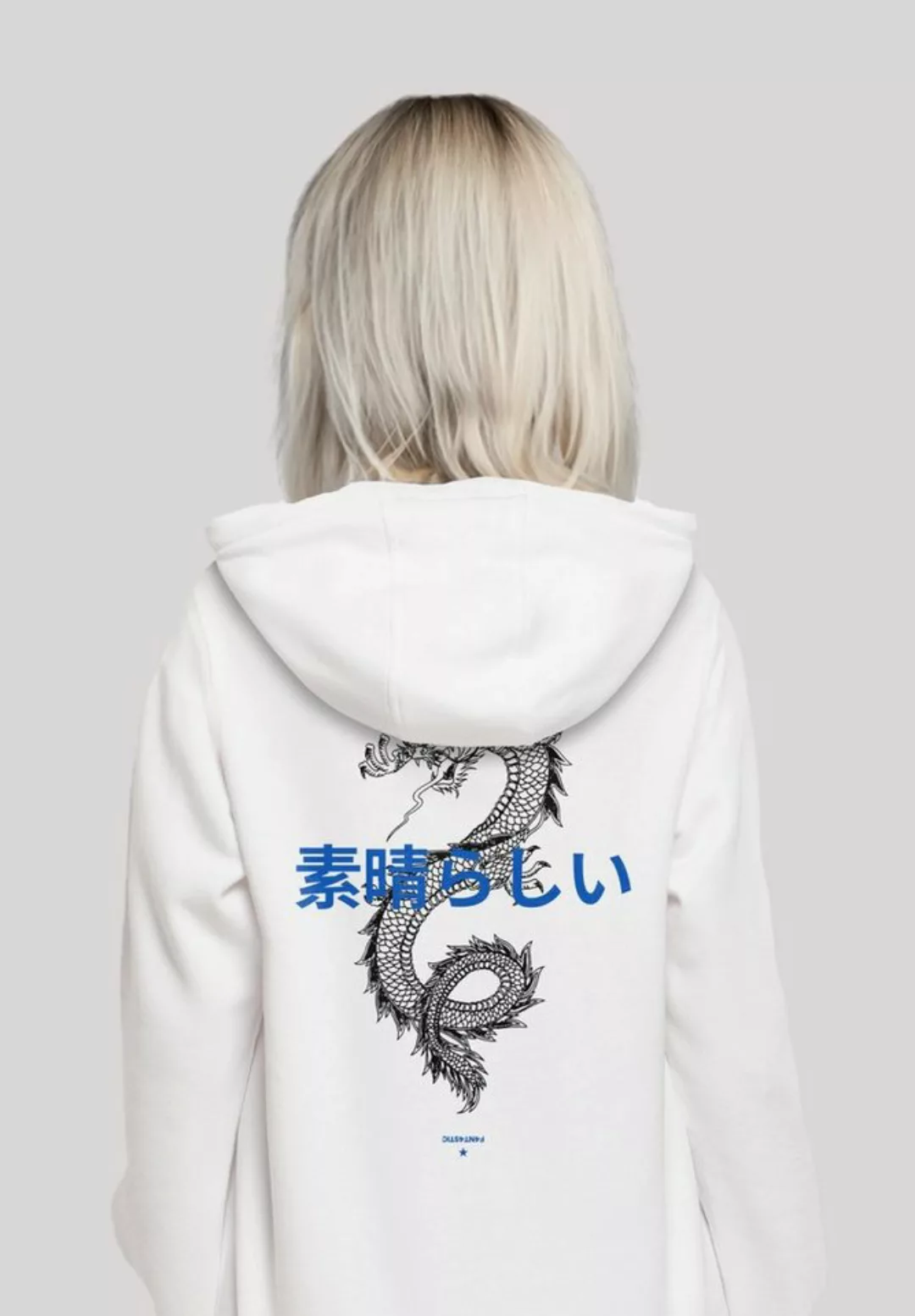 F4NT4STIC Kapuzenpullover "Dragon lila", Hoodie, Warm, Bequem günstig online kaufen