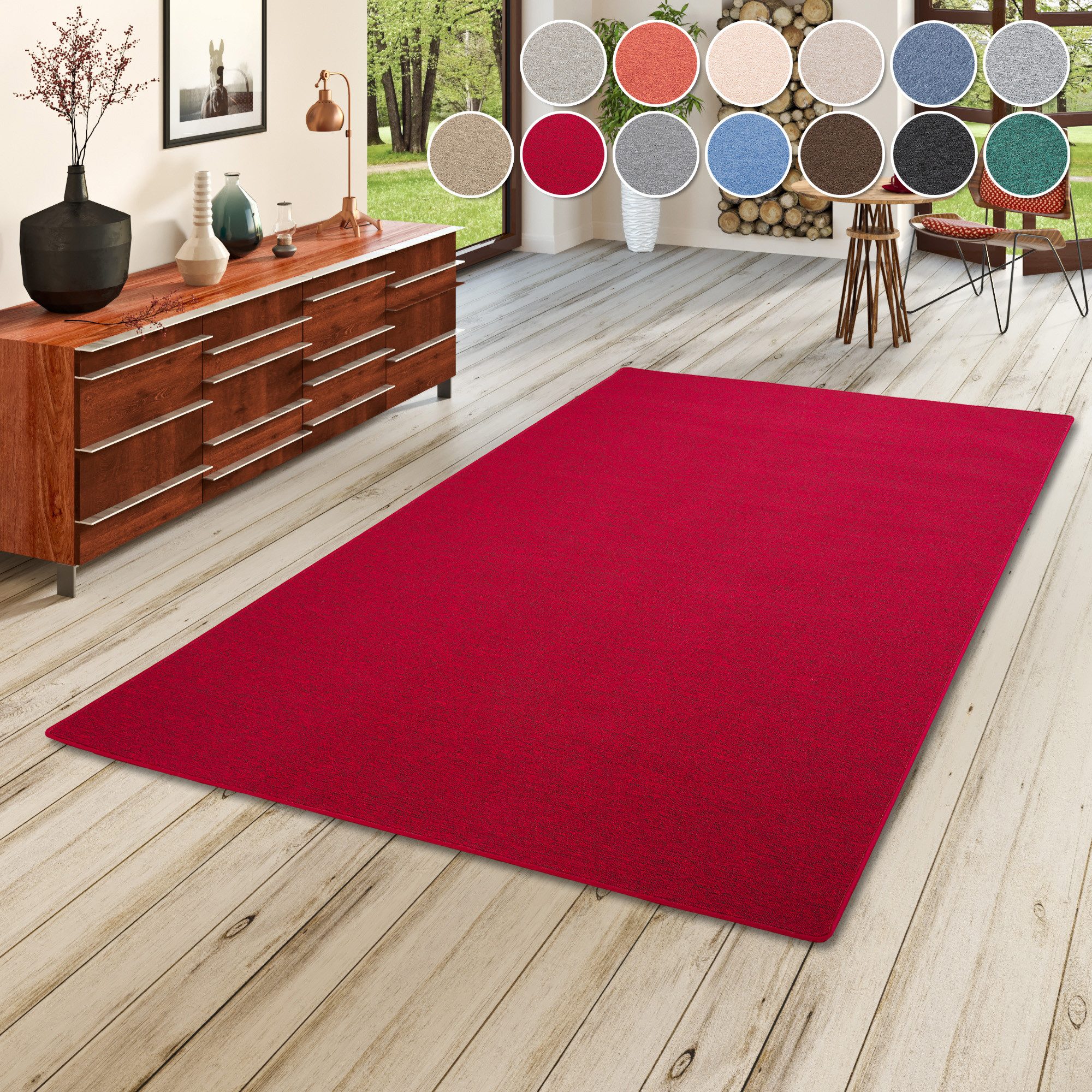 my home Teppich Fortis, Schlinge, Made günstig online kaufen