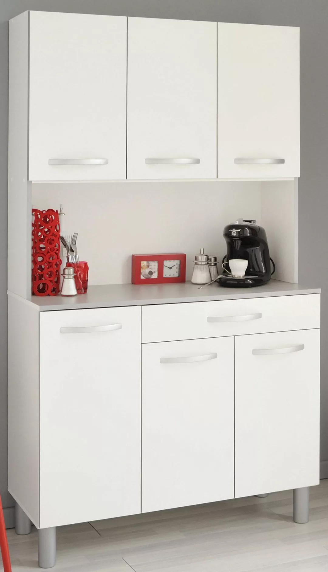 Parisot Küchenbuffet Skoon (Buffetschrank in weiß günstig online kaufen
