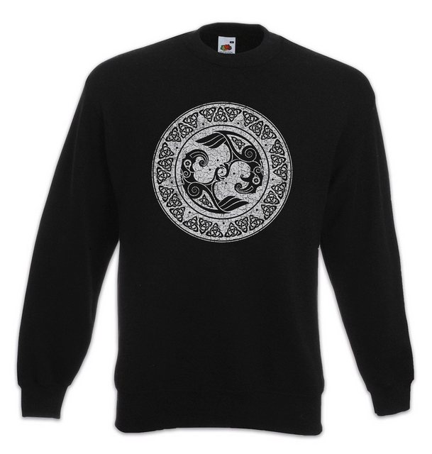 Urban Backwoods Sweatshirt Viking Shield II Sweatshirt Schild Knoten Walhal günstig online kaufen