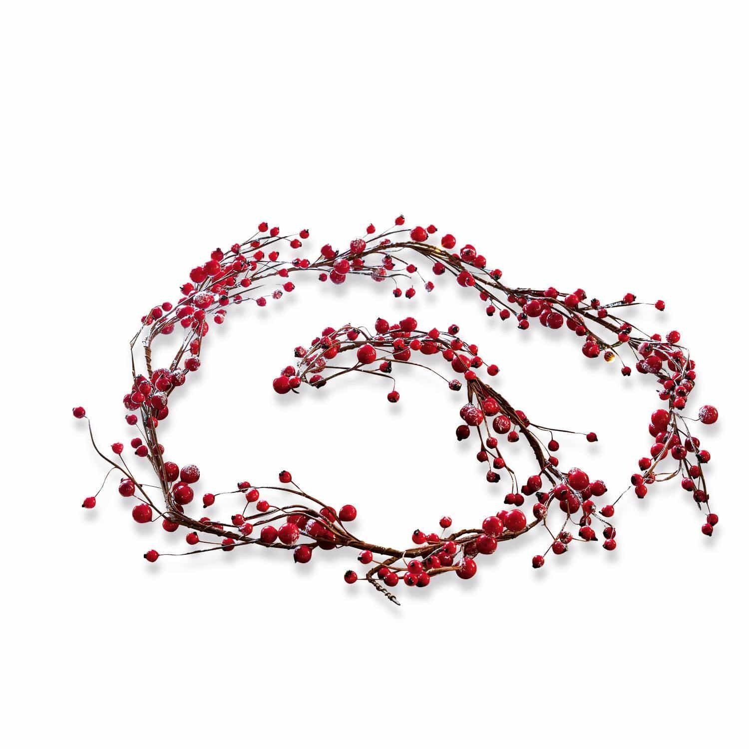 Mirabeau Weihnachtsfigur Girlande Rimont rot günstig online kaufen