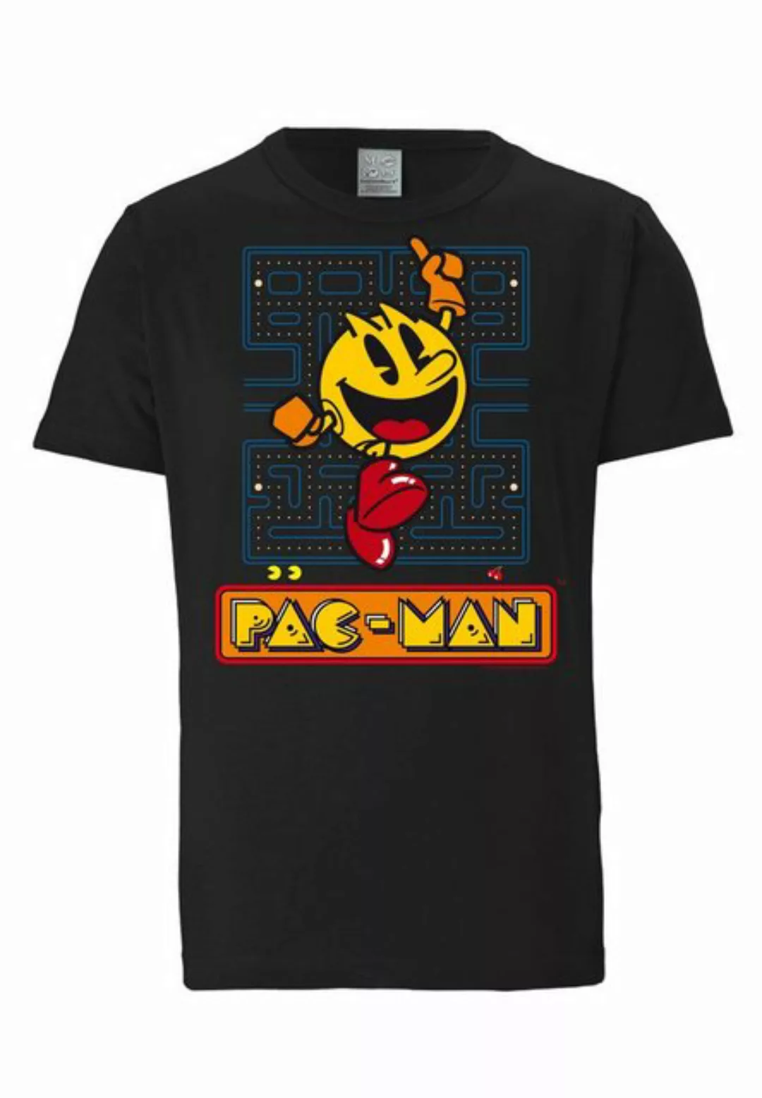 LOGOSHIRT T-Shirt Pac-Man - Jumping mit Pac Man-Print günstig online kaufen