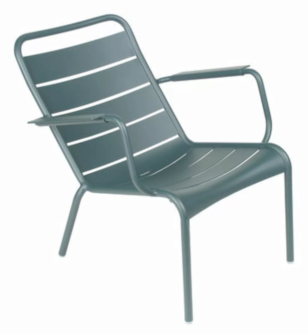Lounge Sessel Luxembourg metall grün - Fermob - Grün günstig online kaufen