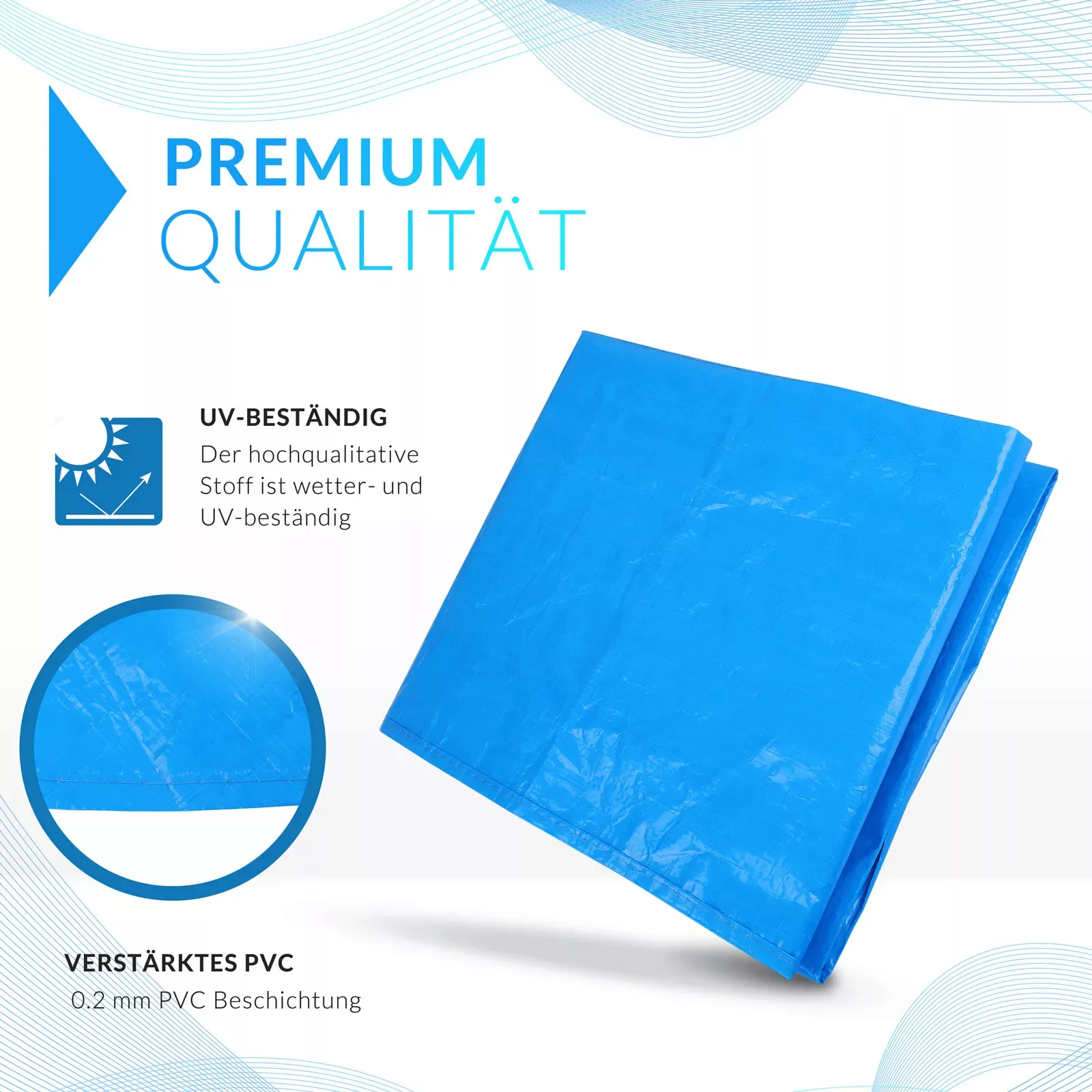 Abdeckung Trampolin Blau Ø183cm günstig online kaufen