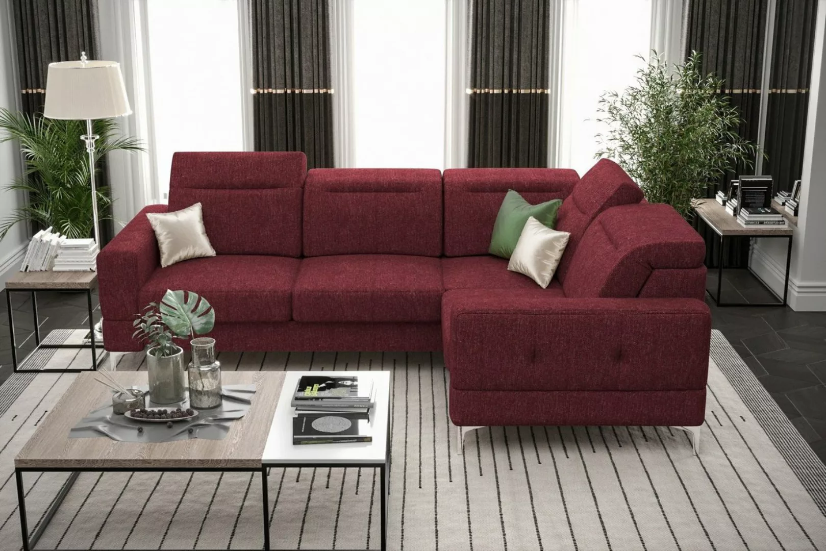 Möbel für Dich Ecksofa Malibu Relax, mit Relaxfunktion, mit Stoff-und Farba günstig online kaufen