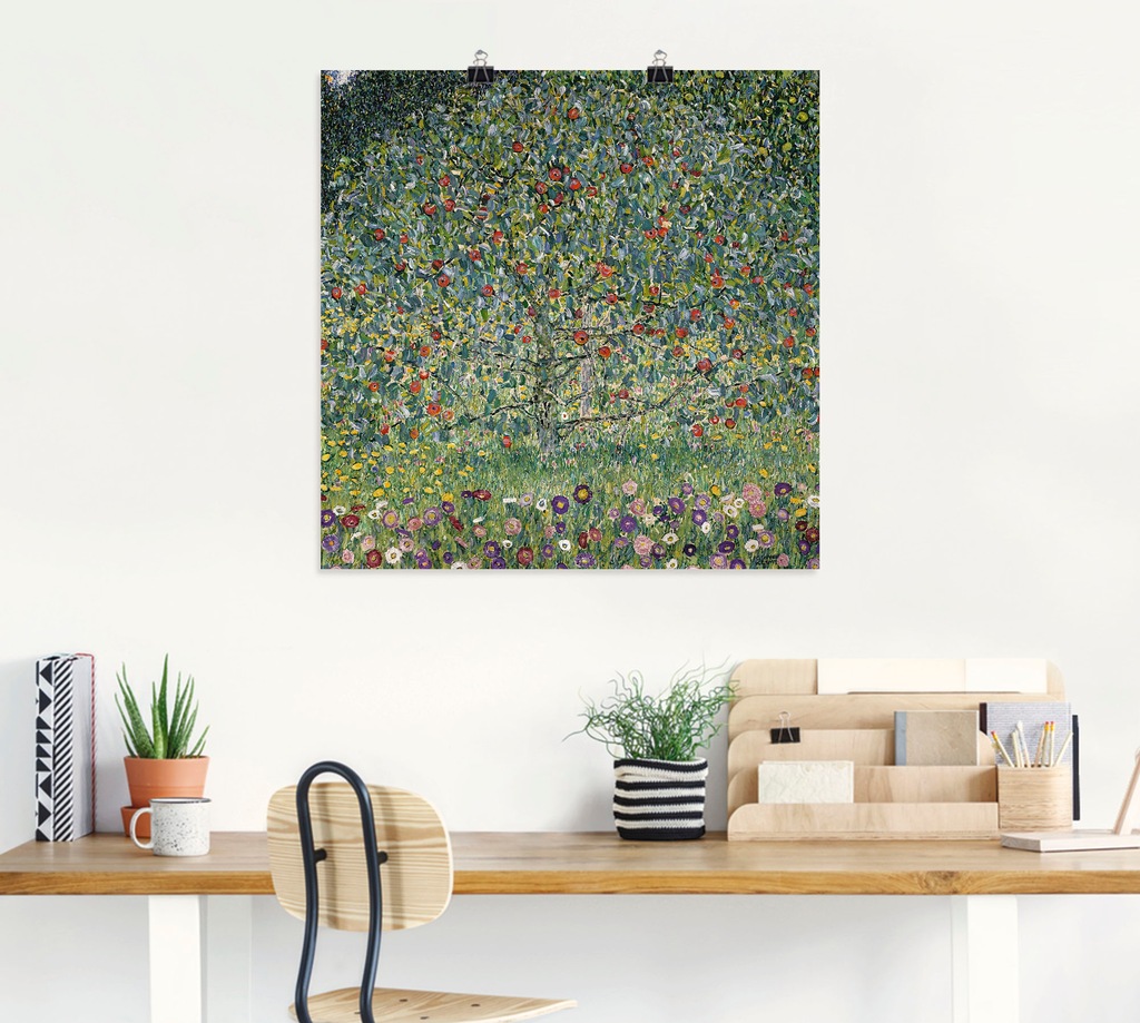 Artland Wandbild "Apfelbaum I. 1912", Bäume, (1 St.), als Alubild, Outdoorb günstig online kaufen