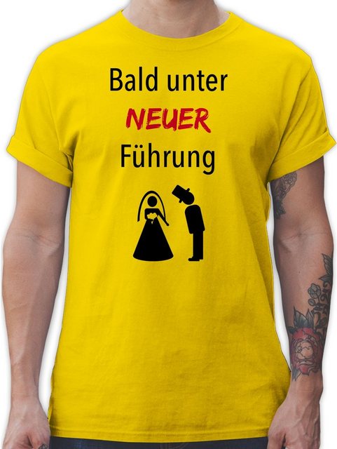 Shirtracer T-Shirt Bald unter neuer Führung JGA Männer günstig online kaufen