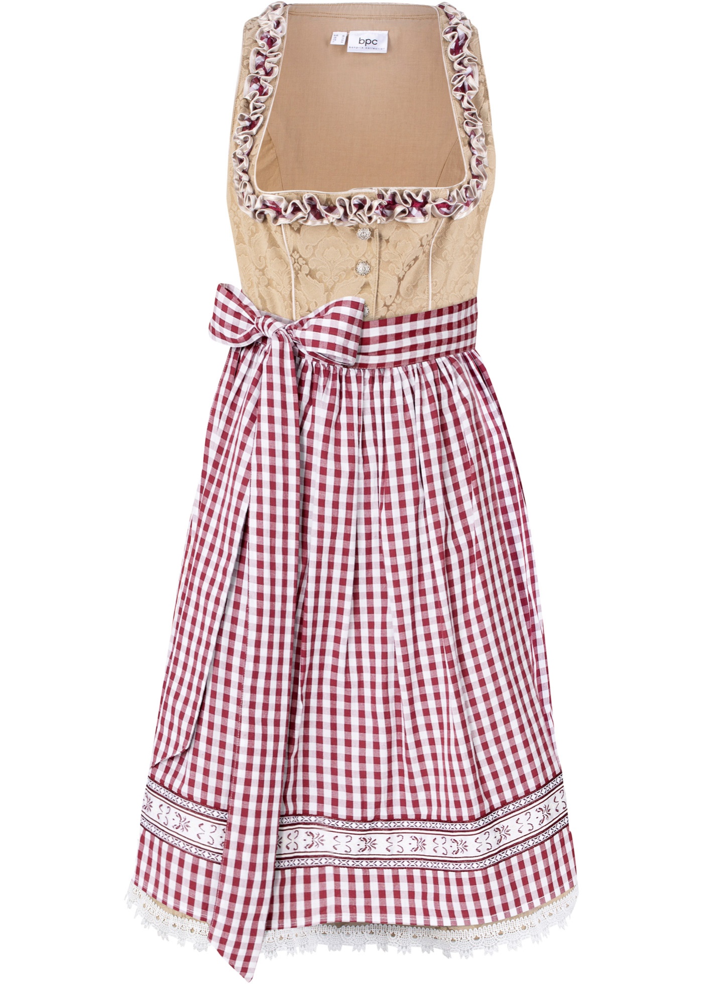 Dirndl mit Schürze, knieumspielend (2-tlg. Set) günstig online kaufen