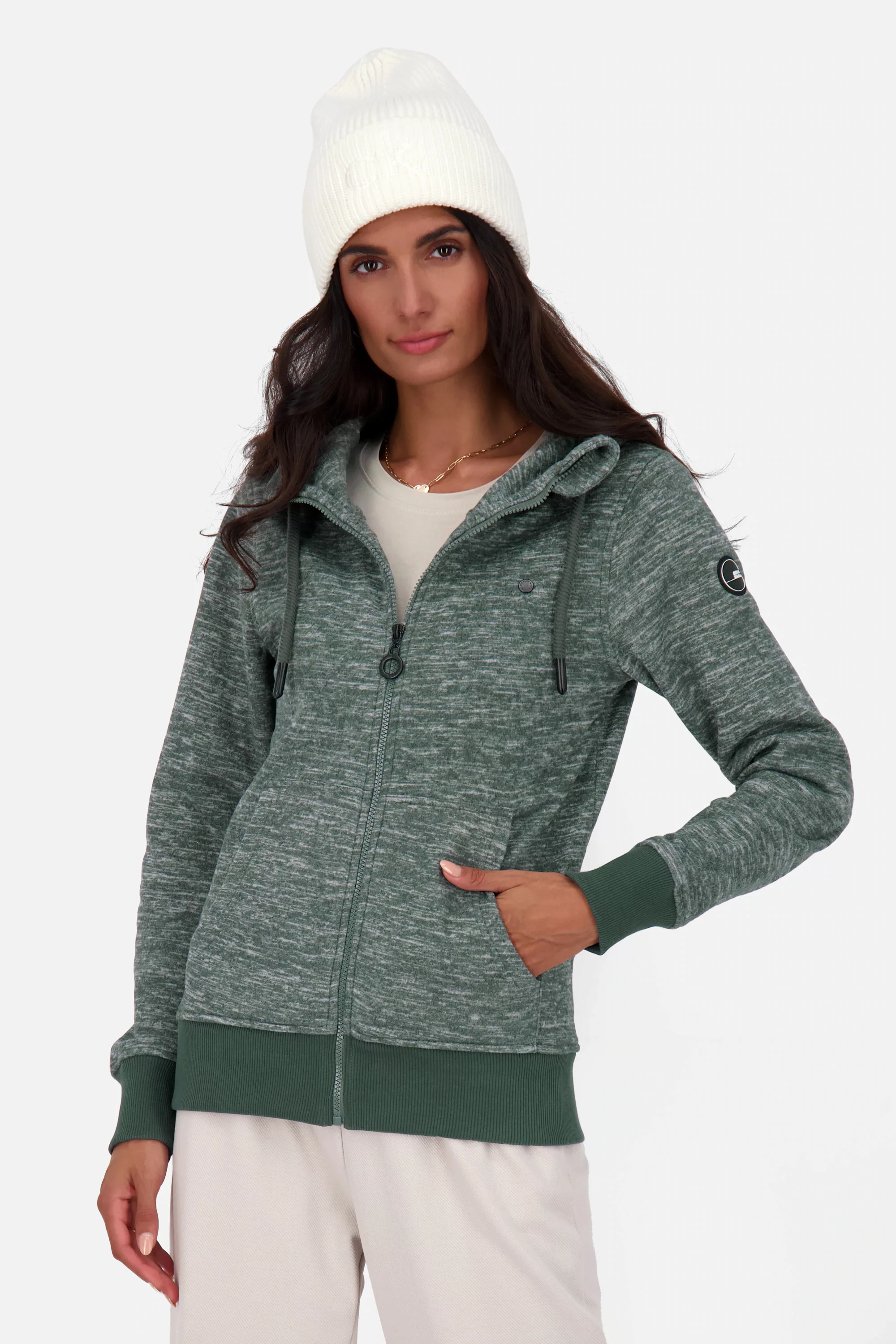 Alife & Kickin Kapuzensweatjacke "YasminAK F Polarfleece Jacket Damen" günstig online kaufen