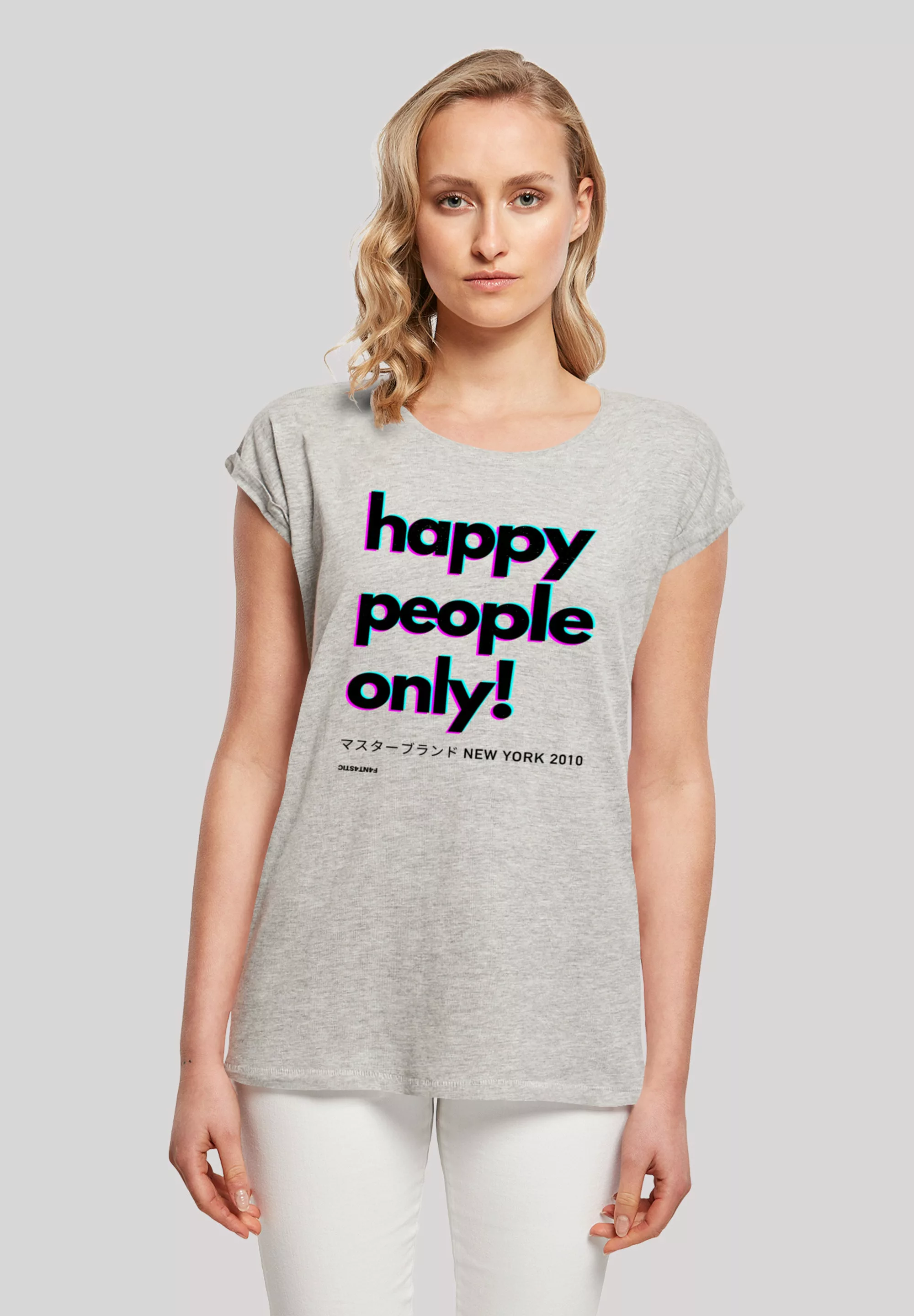 F4NT4STIC T-Shirt "Happy people only New York", Print günstig online kaufen