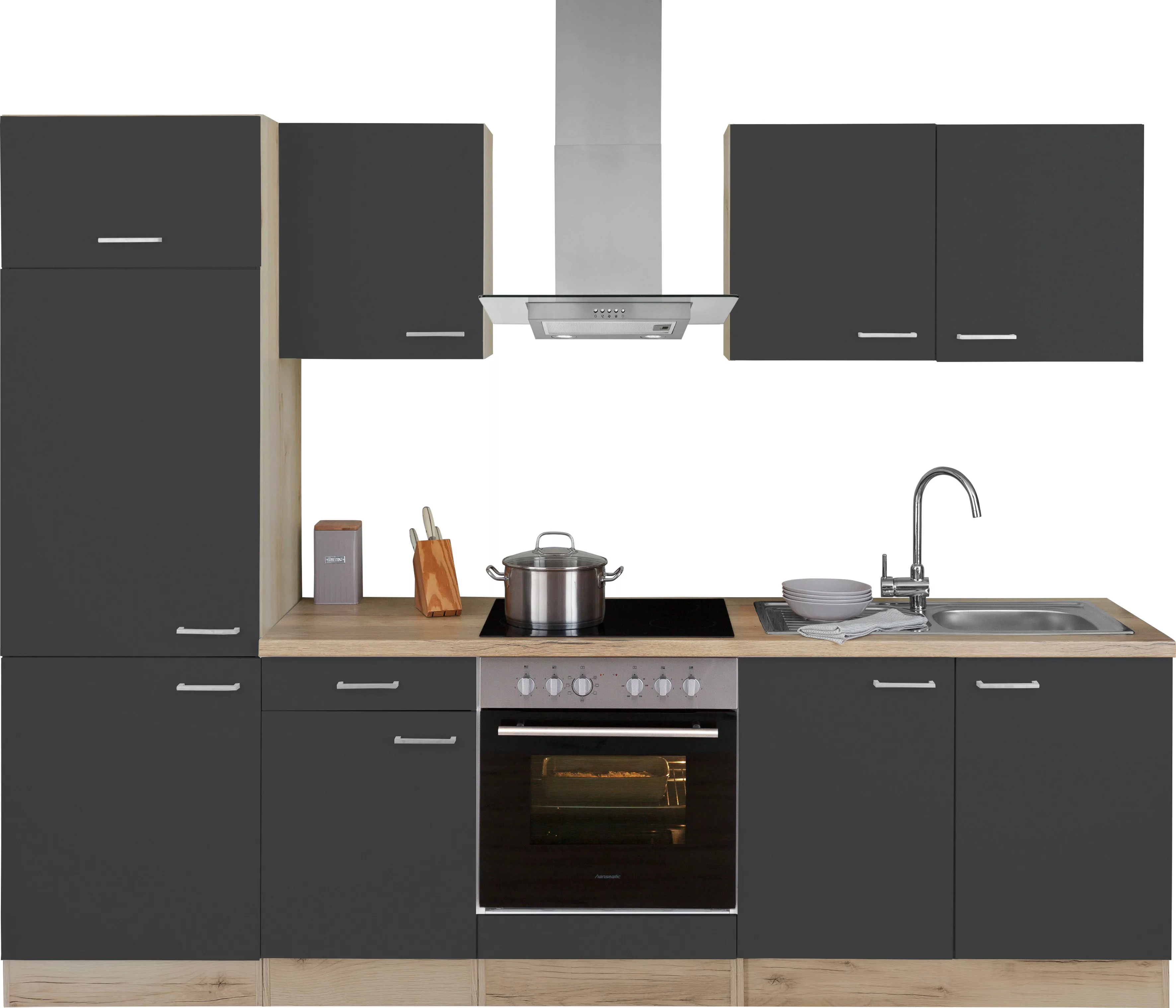 OPTIFIT Küchenzeile "Iver", 270 cm breit, inkl. Elektrogeräte der Marke HAN günstig online kaufen