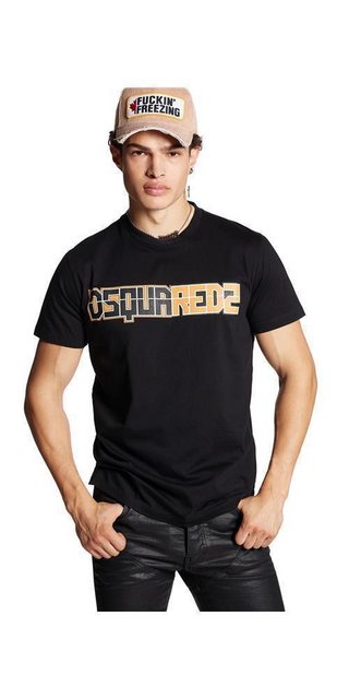 Dsquared2 Print-Shirt Dsquared2 Cigarette T-shirt Schwarz Herren S günstig online kaufen