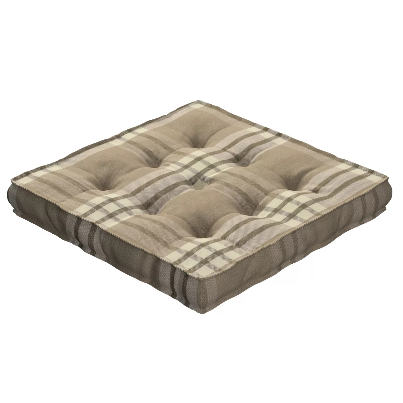 Sitzkissen Jacob mit Handgriff, beige, 50 x 50 x 10 cm, Edinburgh (144-95) günstig online kaufen