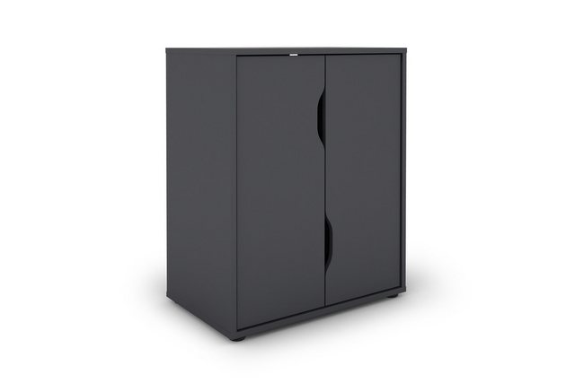 freiraum Aktenschrank BELFAST (B 60, H 76,5, 37cm) 2 Türen, 1 Boden, griffl günstig online kaufen