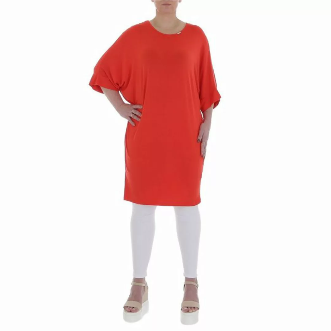Ital-Design Tunikashirt Damen Freizeit Top & Shirt in Rot günstig online kaufen