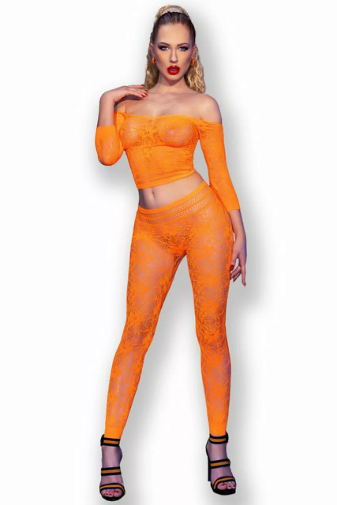 Chilirose Shirttop Chilirose - Top + Leggings CR4661 orange günstig online kaufen