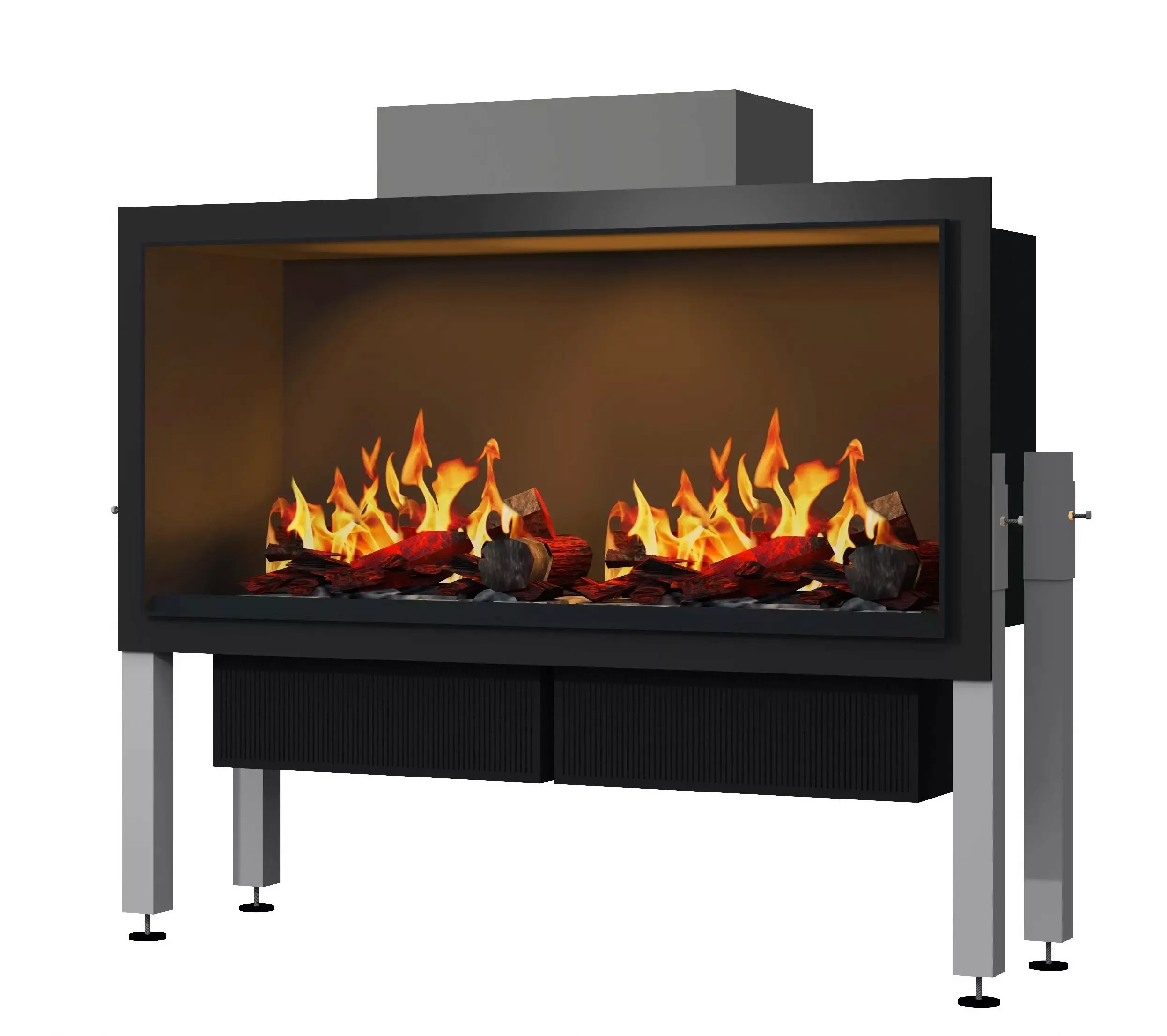 muenkel design wall fire electronic [Opti-myst heat Elektrokamineinsatz Wan günstig online kaufen