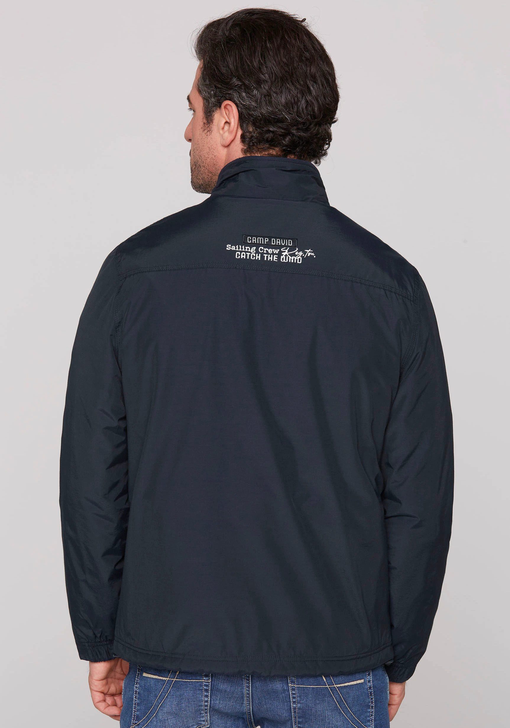 CAMP DAVID Windbreaker, mit Logostickereien günstig online kaufen