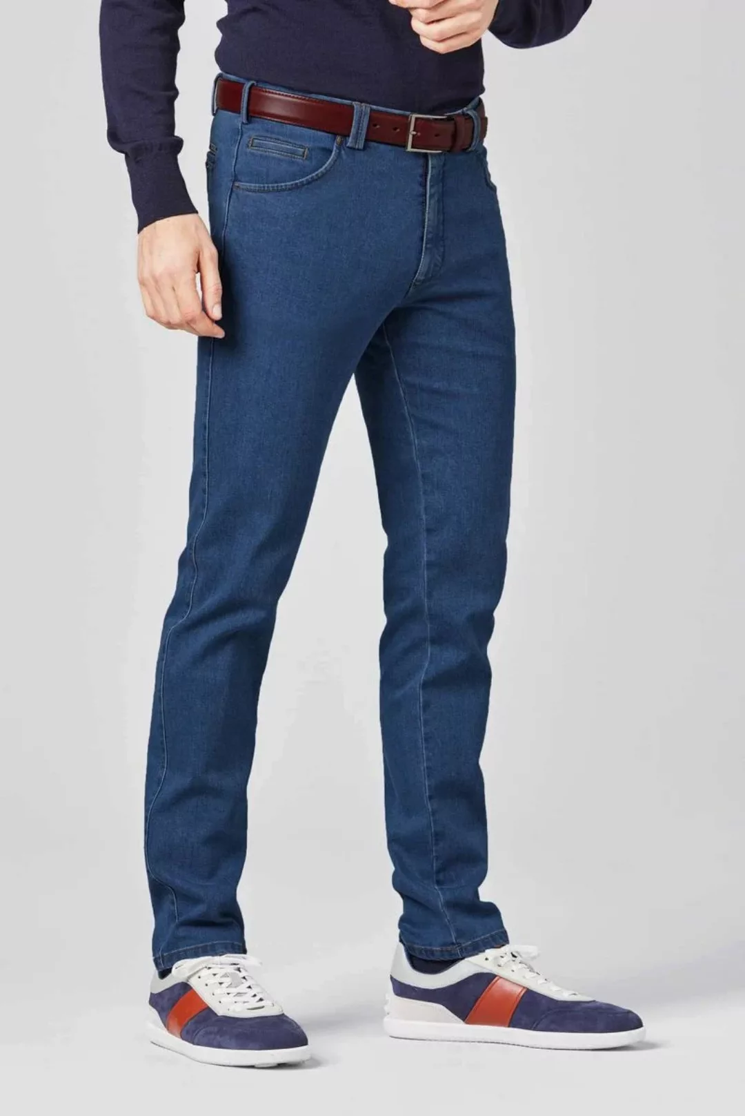 Meyer Jeans Dublin Blau - Größe 28 günstig online kaufen