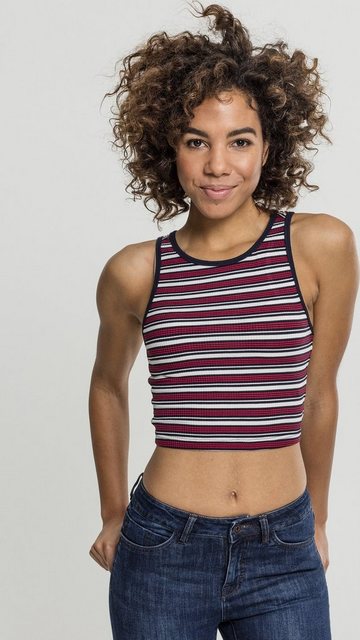 Urban Classics Damen Top Rib Stripe Cropped günstig online kaufen