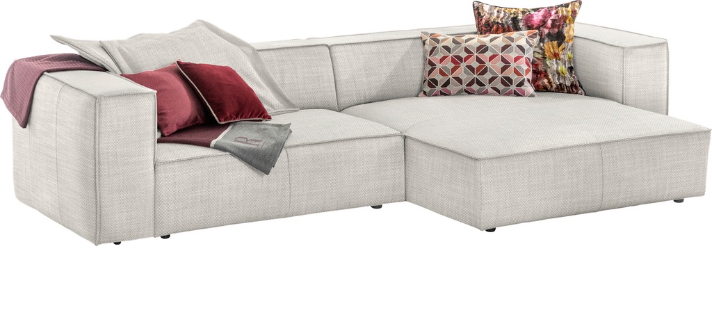 W.SCHILLIG Ecksofa "around-the-block, modern und elegant, bequem, L-Form", günstig online kaufen