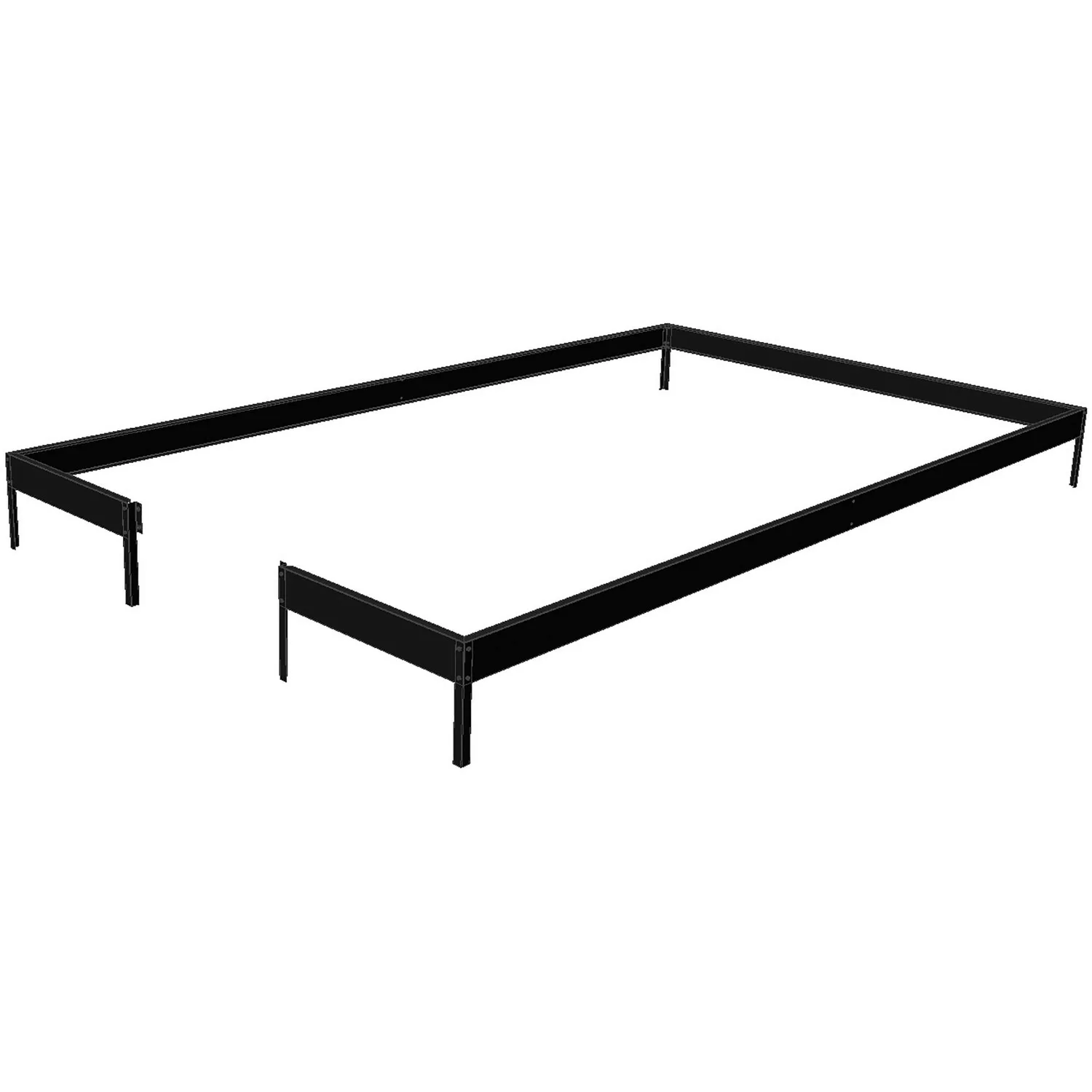 Fundament für Juliana Gewächshaus Compact 5,0 m² Schwarz günstig online kaufen