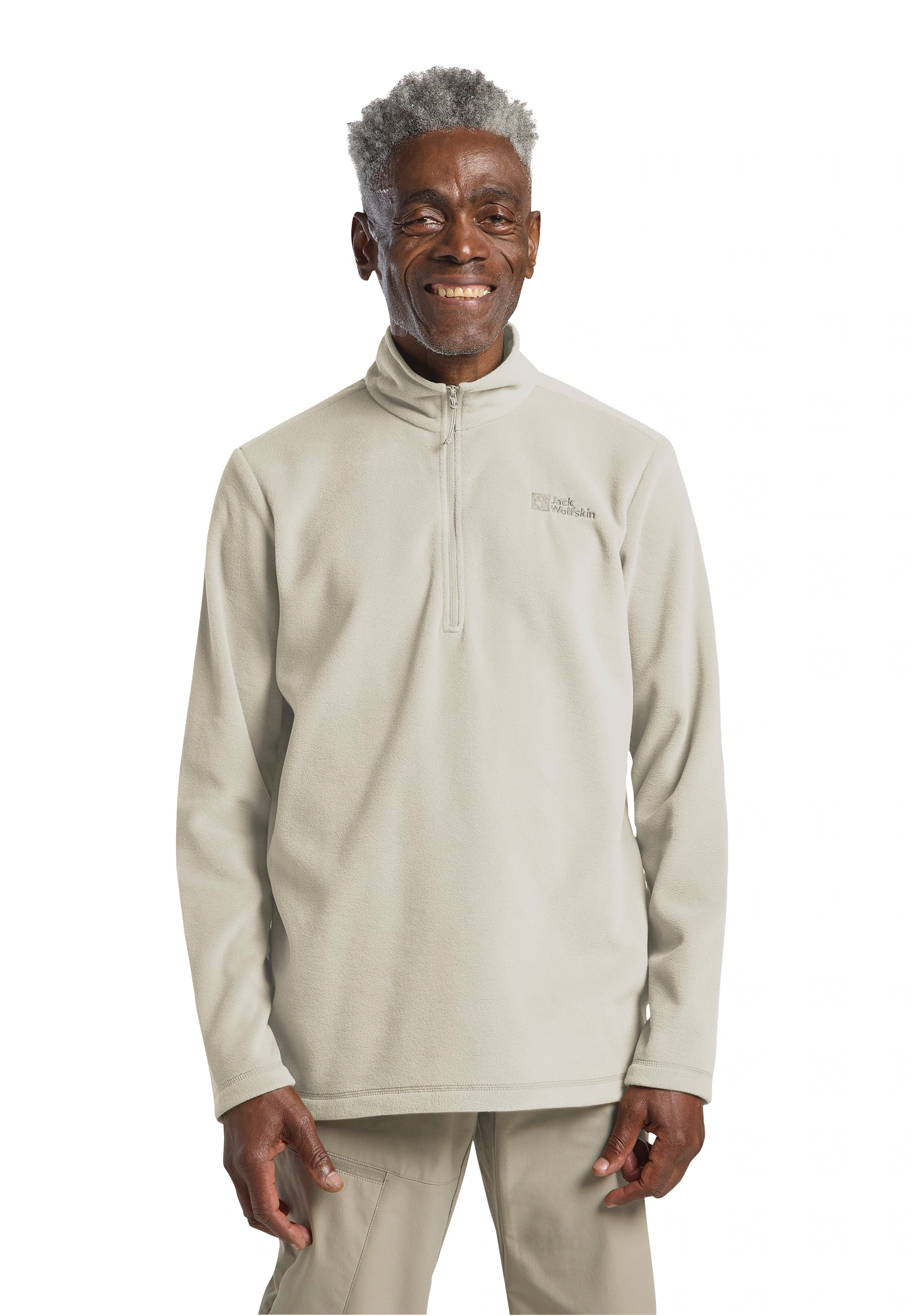 Jack Wolfskin Fleecepullover "TAUNUS HZ M", aus recyceltem Polyester, atmun günstig online kaufen
