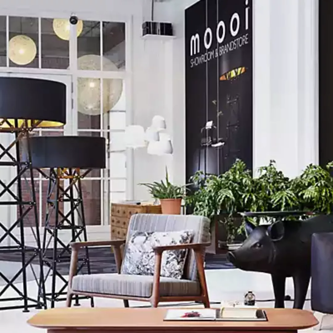 Moooi Construction Lamp Stehleuchte, schwarz matt - large günstig online kaufen