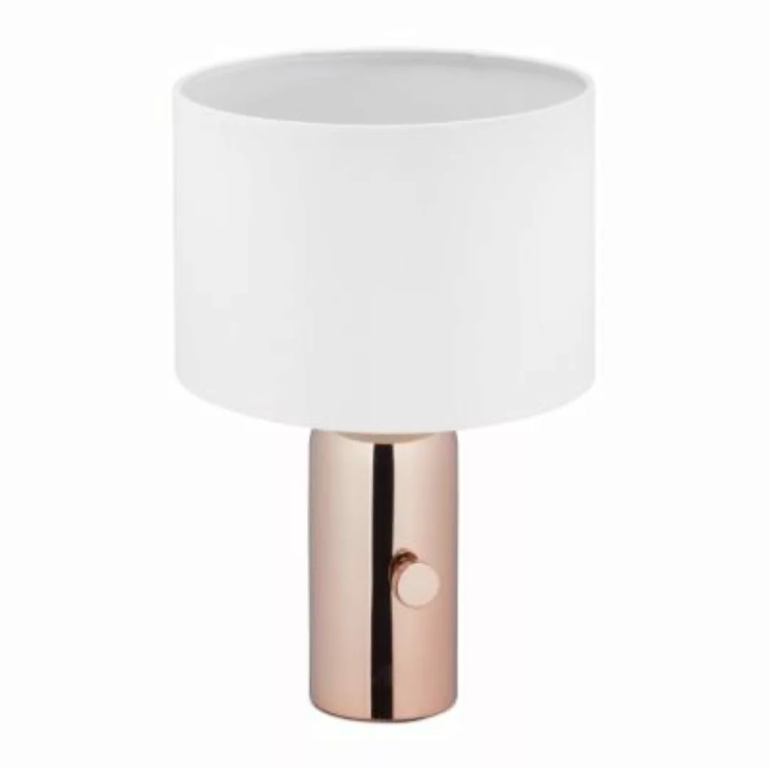 relaxdays Dimmbare Nachttischlampe weiß-kombi günstig online kaufen