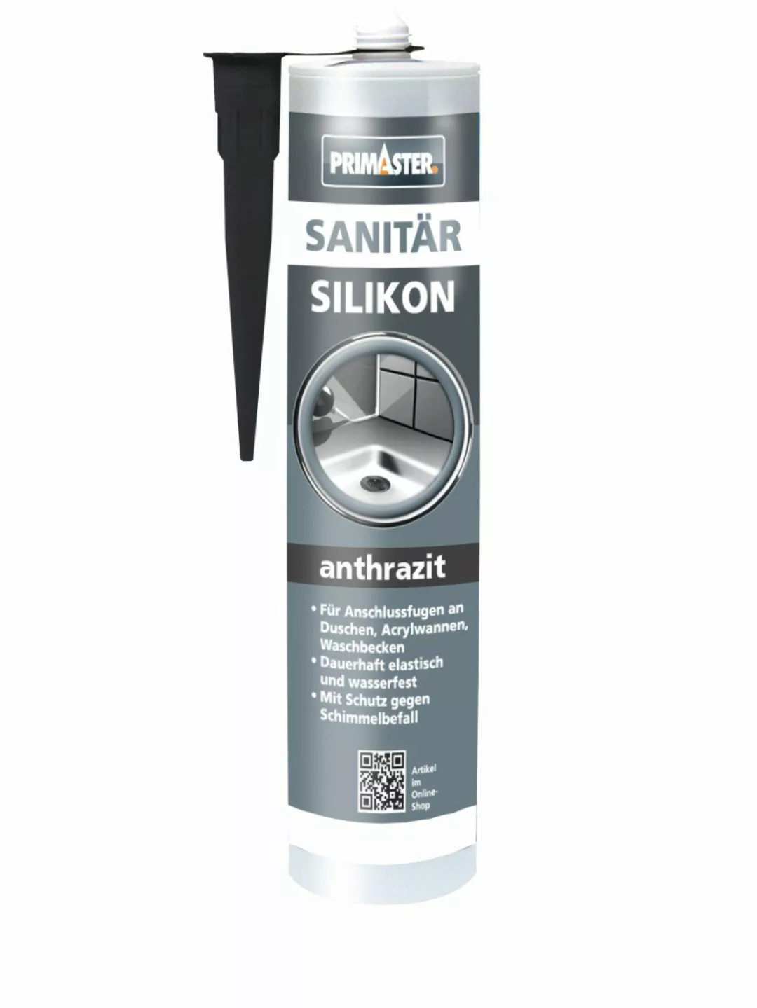 Primaster Silikon Primaster Sanitär Silikon anthrazit günstig online kaufen