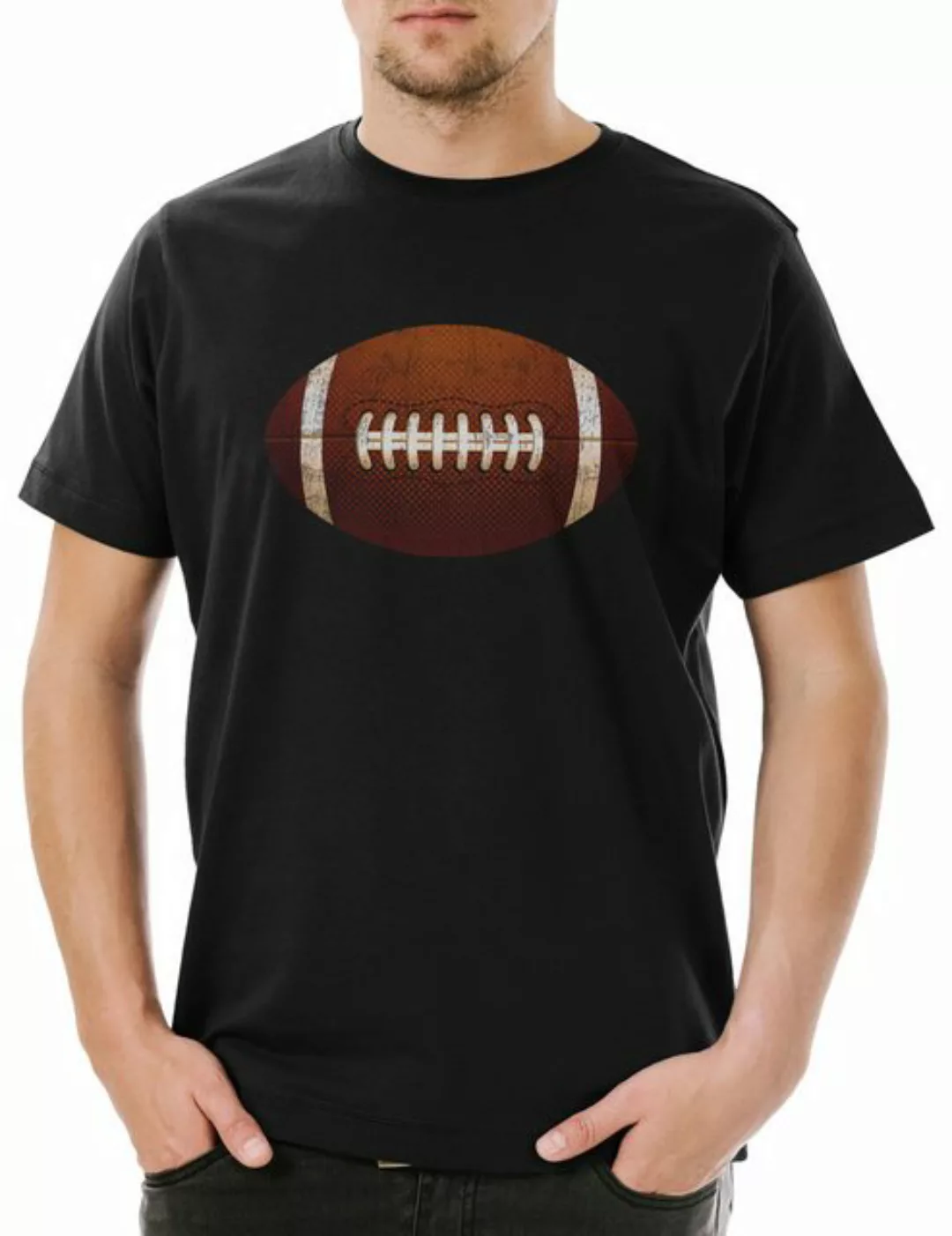 Urban Backwoods Print-Shirt American Football I Herren T-Shirt Player Passi günstig online kaufen