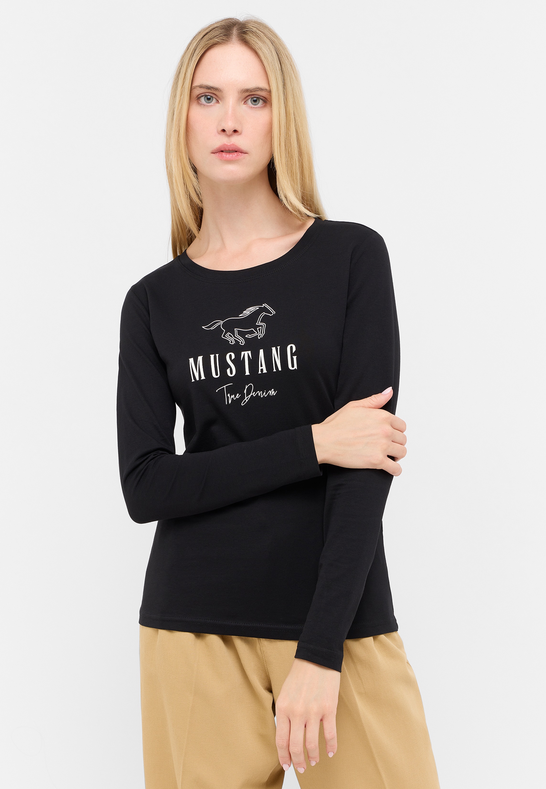 MUSTANG Langarmshirt Slim Fit günstig online kaufen