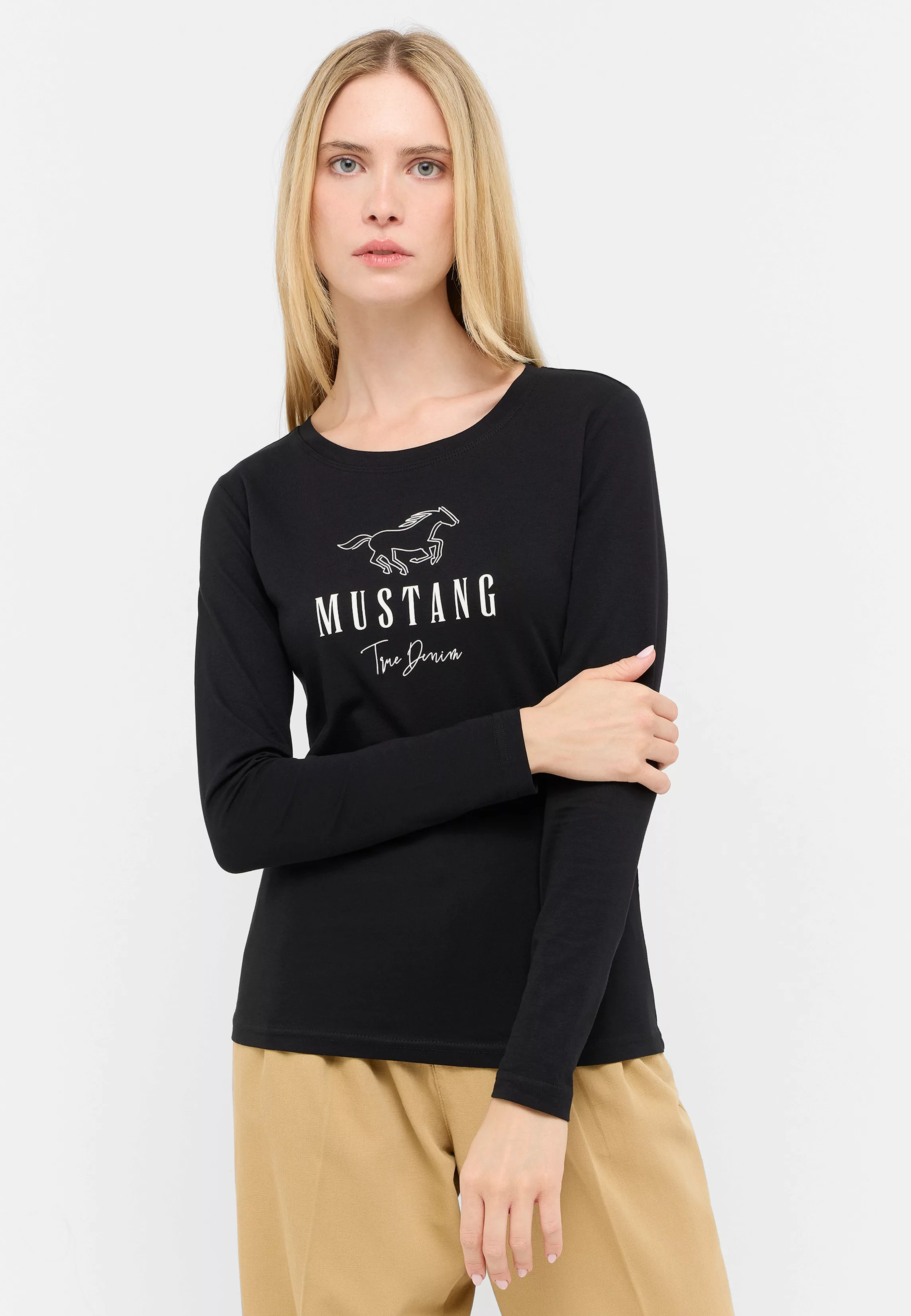 MUSTANG Langarmshirt Slim Fit günstig online kaufen