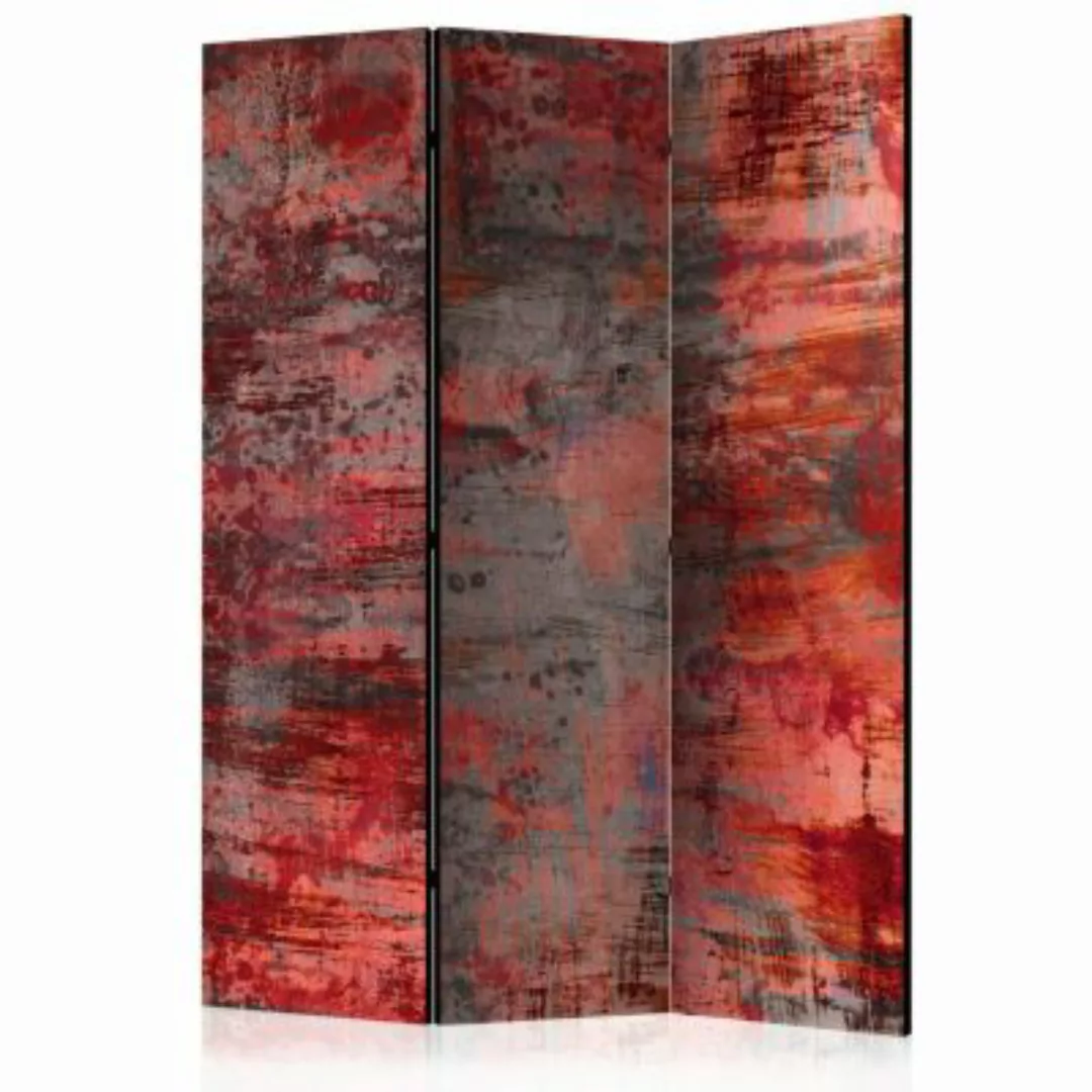 artgeist Paravent Red Metal [Room Dividers] mehrfarbig Gr. 135 x 172 günstig online kaufen