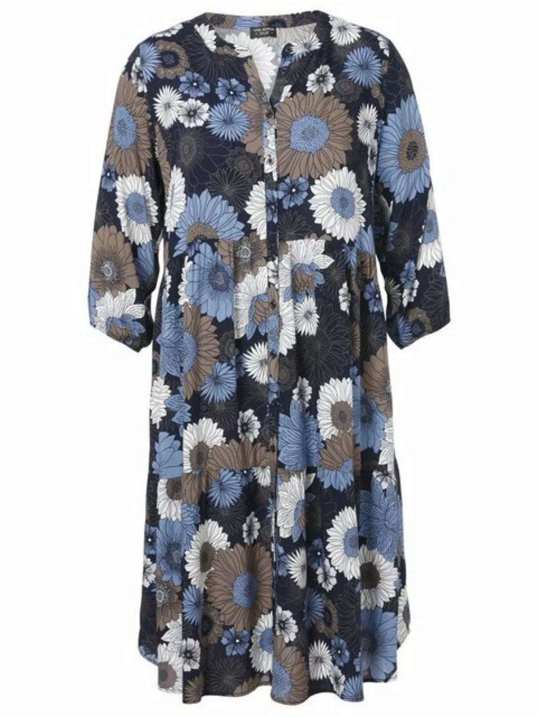 VIA APPIA DUE Blusenkleid mit geblümtem Allover-Muster günstig online kaufen