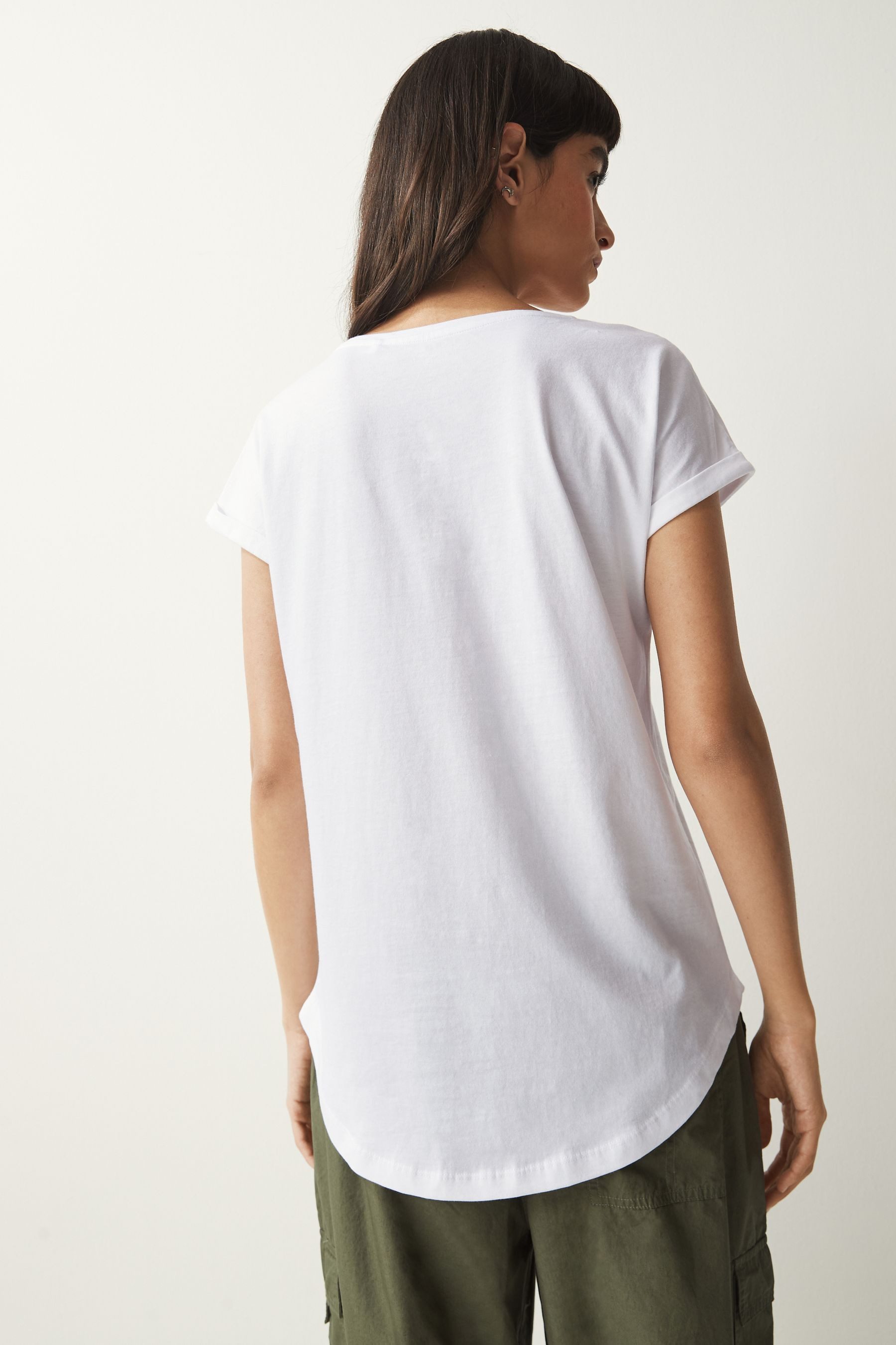 Next T-Shirt 3er-Pack T-Shirts mit V-Ausschnitt, günstig online kaufen