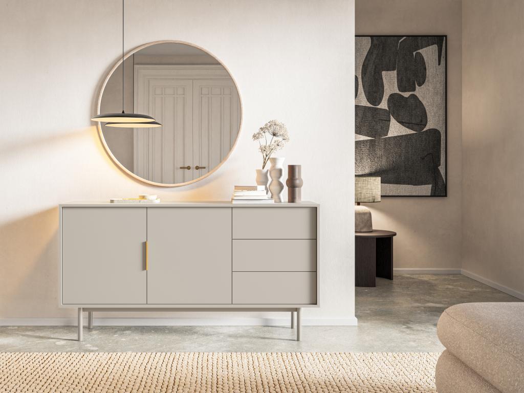 Sideboard mit 2 Türen & 3 Schubladen - Beige - DABRIANA günstig online kaufen