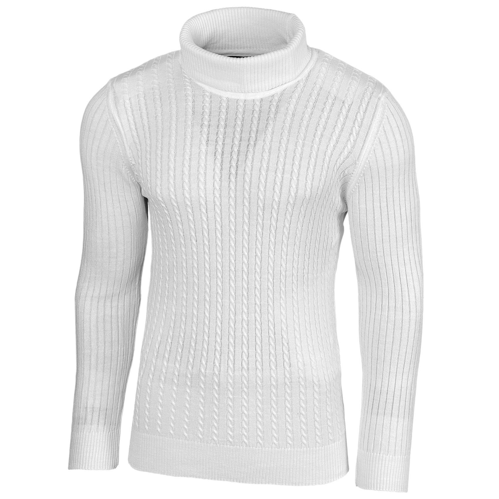 Baxboy Strickpullover BAXBOY Herren Feinstrick Rollkragen günstig online kaufen